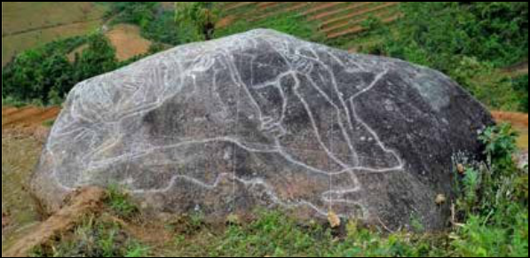 Di tích khảo cổ học - Bãi đá cổ Hang Chú