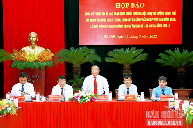 Hội nghị Thủ tướng đối thoại với nông dân; Festival trái cây và sản phẩm Ocop Việt Nam sẽ diễn ra tại Sơn La từ ngày 28/5