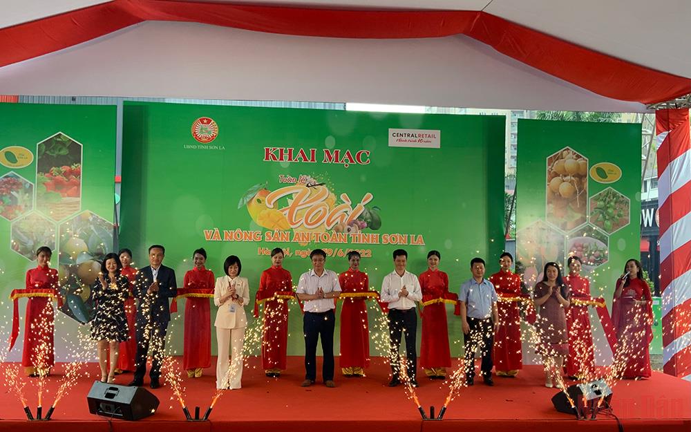 Khai mạc Tuần lễ xoài và nông sản an toàn tỉnh Sơn La tại Siêu thị Big C - Thăng Long năm 2022