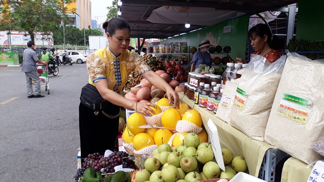 Sơn La đưa nông sản an toàn về Siêu thị Big C Thăng Long phục vụ người tiêu dùng Thủ đô