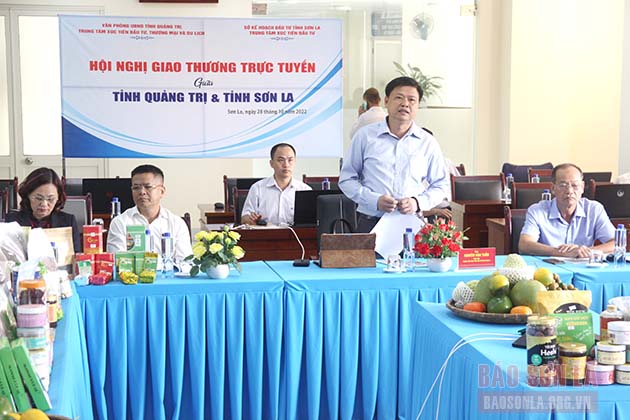 Hội nghị Giao thương trực tuyến giữa doanh nghiệp tỉnh Sơn La và Quảng Trị